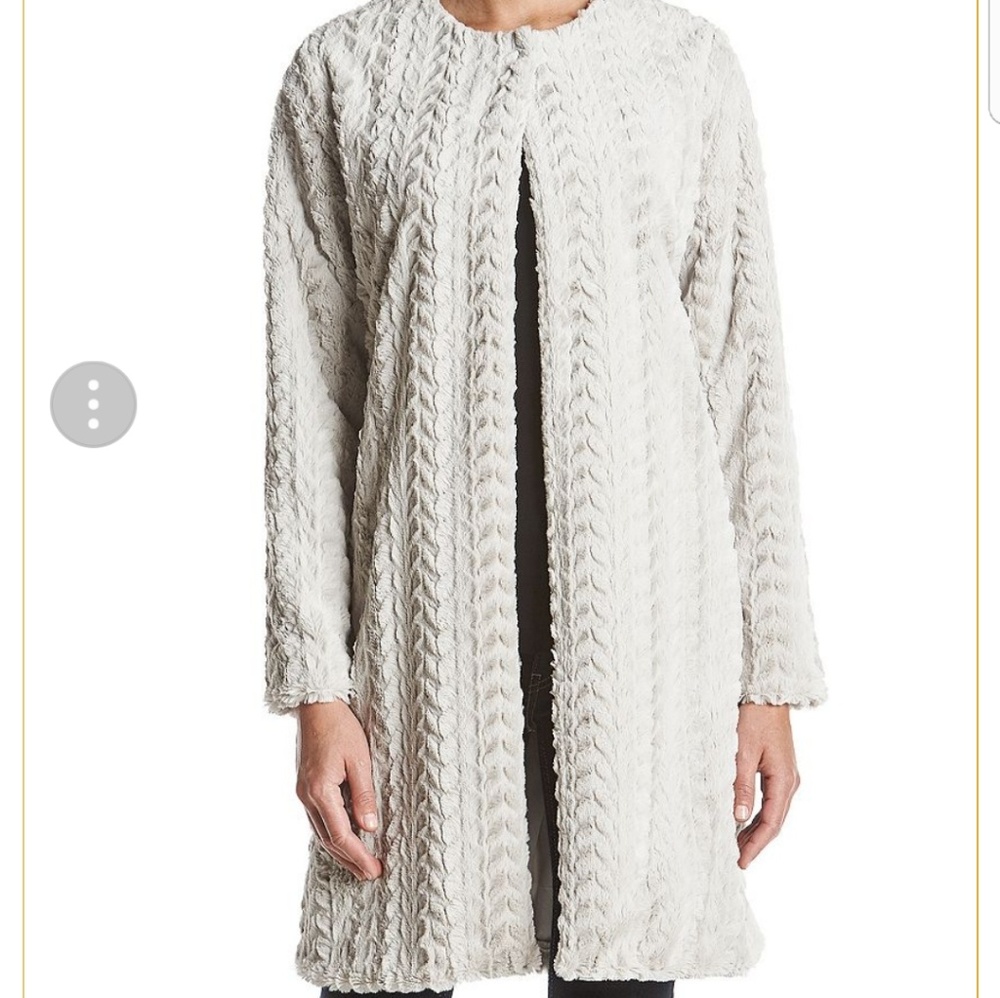 Faux fur coat